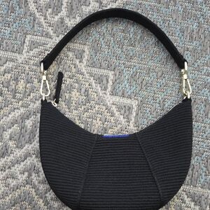 Rothy's Black Crescent Mini Shoulder Bag